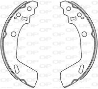 BSA2249.00 OPEN PARTS Kit ganasce freno per SUZUKI