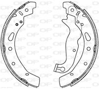 BSA2257.00 OPEN PARTS Kit ganasce freno per MAZDA