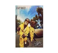 BSapp ASAP Rocky and Tyler, The Creator - tuta gialla - poster su tela hip hop, decorazione artistica da parete per soggiorno e camera da letto, 40 x 60 cm