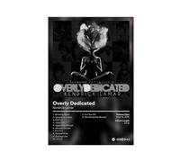 BSapp Poster di Kendrick Lamar con album "Overly Dedicated", decorazione artistica da parete per soggiorno, camera da letto, 30 x 45 cm