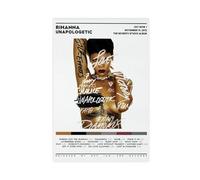 BSapp Poster su tela con album Rihanna Unapologetic, decorazione per camera da letto, sport, ufficio, stanza, regalo, 30 x 45 cm