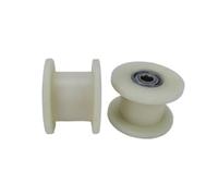 BSAXITHZB 4 pezzi con scanalatura ad H larghezza 30 mm, Cuscinetti orientabili a rulli in nylon con scanalatura a G diametro 60 mm, spessore 41 mm