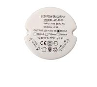 BSAXITHZB Alimentatore Circolare a Corrente costante a LED NVC trasformatore for faretti a Binario Chip Ballast 12W24W18W (Color : 25W/25-42V/580mA)