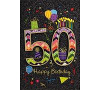 BSB 528850-2 - Biglietto di auguri di compleanno, per 50° compleanno, con scritta in lingua tedesca