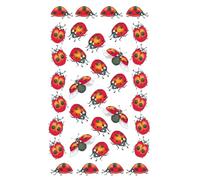BSB Adesivi - 7,8 x 12,5 cm - 3 Fogli con Motivo Coccinella - numerosi Adesivi Singoli da Decorare
