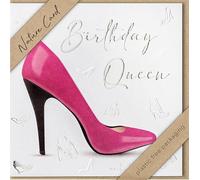 bsb Biglietto di compleanno Nature Card fatto a mano - Scarpa Birthday Queen 15,5 x 15,5 cm