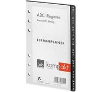 BSB Inserto di ricambio ABC - 6 fori - circa A6 - per BSB Compakt Agenda Organizer - 02 - 0089