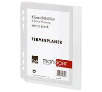 BSB Inserto di ricambio per agenda BSB Manager, formato A5, 6 fori, 020092