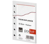 bsb Inserto di ricambio per appunti, dimensioni: circa A7-6 fori, per bsb Pocket OrganiBSBzer, 020073
