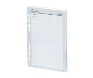 bsb Inserto di ricambio per calendario 2026 - 6 fori - Dimensioni: circa A5 - per bsb Manager Agenda Organizer, 02 - 0049