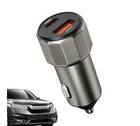 Bsbkoj Adattatore Per Caricabatterie Da Automobile | Doppia Porta USB Type-C Power Delivery 30W Quick Charge 3.0,Caricatore USB Per Veicolo - Per Telefono Cellulare Tablet Autocarro Casa Parte Interna