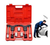 Bsbkoj Axle Thread Repair Tool, Professional Threads Restorer Kit, Heavy Duty Thread Tools, Threadlocks Wrench for Automotive Marine Furniture, Adorable Bolt Adjustment Solution, Red