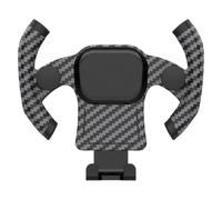 Bsbkoj Car Vent Phone Holder, Retractable Air Vents Cell Phone Cradle, Steering Wheel-Shaped Smartphone Support Rack for Automotive, Truck, Sedan, RV, Pickup, Compact Design for Hands-Frees Driving