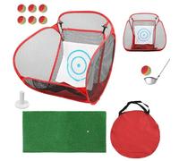 Bsbkoj Chipping Net, Swing Practice Portable Training Aid, Professional Grade Indoor Golf Target, Sturdy High Density Tension Core, Industrial Strength Performance Guard with Modern Style