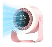 Bsbkoj Cooling Desk Fan, Quiet 10-Speed USB Rechargeable Air Circulator, Silent Personal Cooling Device for Apartment, RVs, Workplace, Tent, Student Dorm, and Youth Ventilation