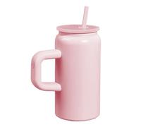 Bsbkoj da caffè da viaggio, 16 oz Reusable Bottle, Large Capacity Drinking Cup, contenitore isolato in acciaio , 3,07 x 3,07 x 5,75 cm, ideale per bevande calde, uso quotidiano e comute