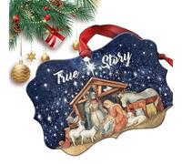 Bsbkoj Decorazioni per l'Albero di Natale - Addobbi Natalizi in Acrilico 2D,Fascino Rustico Festivo,per Casa Inverno Interno Portico Finestra Porta Anteriore Albero Cammino Esterno