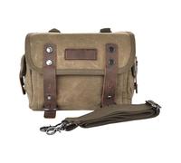 Bsbkoj Dirt Bike Bag, Canvas Rear Seat Storage, 9.06 x 3.54 x 6.69 pollici Portabletail Bag Side Panners, Saddlebag for Motorbike, Multifunctional Motorcycle Storage