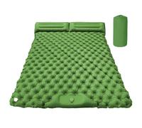 Bsbkoj Double Sleeping Pad, Inflatable Sleeping Mat with Built-in Pillow, 74.8x47.24x1.97in, Portable Lightweight Backpacking Gear for Outdoor Tent, Trekking, Hiking, Travel Adventures