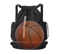 Bsbkoj Drawstring Backpack, Large Capacity Backpack, Waterproof Gym Sack pack, Size about 18.11x13.39x5.91inc, Portable Compact Ideal for Travel Fitness Basketball Football Picnic Hiking