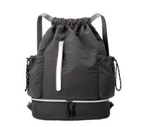 Bsbkoj Drawstring Backpack, Large Capacity Backpack, Waterproof Gym Sack pack, Size about 18.11x13.39x5.91inc, Portable Compact Ideal for Travel Fitness Basketball Football Picnic Hiking