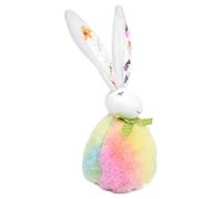 Bsbkoj Easter Bunny Pushies Doll, Big Ears Animal Doll, 3.94x9.06 Inches Toy with Spring Theme, Fabric Table Decor, Funny Rabbit Figurine with Soft Style, Home Decoration for Easter