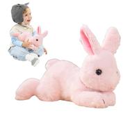 Bsbkoj Easter Bunny Stuffed Animal, Cute Rabbit Hug Throw Pillow, Ultra Soft, Large Cuddly Bolster with Floppy Ear Style, Holiday Home Decoration for Kids Sofa Bed and Couch