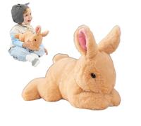 Bsbkoj Easter Bunny Stuffed Animal, Cute Rabbit Hug Throw Pillow, Ultra Soft, Large Cuddly Bolster with Floppy Ear Style, Holiday Home Decoration for Kids Sofa Bed and Couch
