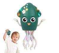 Bsbkoj Electric Dancing Octopus Toy with LED Lights, Interactive Octopus Toys, Ricaricabile Musical Robot, Ostacle Avoidance for Kids Home Indoor Travel Plaything, 4.92x8.07 inch
