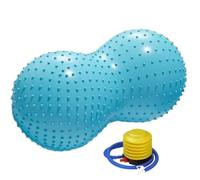 Bsbkoj Exercise Ball - Groundnut Shape Stability Trainer for Core Strength, Balance, and Muscle Relief with Air Pump, Yoga Ball for Pregnancy, Home Fitness, Office Workouts, Physical Sessions