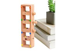 Bsbkoj Games Wooden Board Game, Precision Geometric Stacking, set logico da 48 pezzi, Stacking Hardware, Educational Balance Tool with Vibrant Style, Developmental Game for Home and Travel