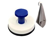 Bsbkoj Ganci a ventosa, portasciugamani rimovibili, 14,7 x 10,2 x 6,3 cm, adorabile organizer per utensili senza foratura, per dormitorio, appartamento, cucina