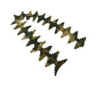 Bsbkoj Ghillie Hunting Fabric Strap, Handmade Camouflage Clothing Strip, Adjustable Durable Leaf-Pattern Strasp with Ties & Loops, 1-Pack, Ideal for Outdoor Hunting and Role Playing Games, multicolore