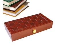 Bsbkoj Gioco da scacchiera in legno, gioco da tavolo educativo con scacchi, giocattolo divertente per la famiglia, scacchiera pieghevole, gioco di pensiero per adulti e bambini