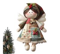 Bsbkoj Kit artigianale con ornamenti natalizi, set di decorazioni vintage con angeli fatti a mano per la decorazione 'albero natalizio, forniture artigianali fai-da-te per ragazze e principianti,