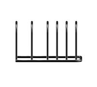 Bsbkoj Kitchen Dish Drying Rack, 5-Slot Space-Saving Organizer, Multifunctional Non-Slip Storage, Pot Lid and Cutting Board Holder (7.01x4.25 inches), Ideal for Kitchen, Cooking, Desk