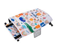 Bsbkoj Letto aereo per bambini, estensione per sedile, 43 x 80 cm, amaca con struttura ergonomica Oxford, letto in tessuto di poliestere, cuscino pieghevole con design morbido, letto da viaggio per