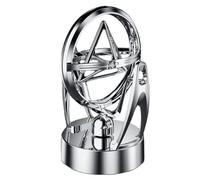 Bsbkoj Perpetuum Mobile - Giocattolo da scrivania Perpetuum Mobile - Strumento di apprendimento cinetico artistico | Pendolo al-Newton alimentato tramite USB, ornamento magnetico per l'apprendimento