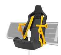 Bsbkoj Phone Mount for Car Vent, Racing Seat Design Air Vent Cell Phone Car Mount with Safety Belt, Mobile Phone Air Vent Stand for Safe Video Calling and Navigation, Car Vent Phone Mount