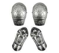 Bsbkoj Roman Gladiator, Kid-Sized Ancient Soldier Costume, Solid Arm & Shoulder Plates, High Style with Storical Build, Finish, Role Play Gear for Costume Contests School Plays Party