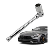 Bsbkoj Scaffold Tools, Socket Ratcheting Podger Spanner, 10,24 x 0,98 x 0,98 pollici, manico ergonomico non scivolante, design compatto portatile, spud wrench regolabile per operatori ironici, veicoli