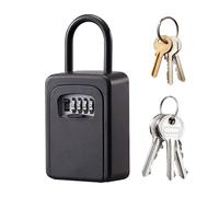 Bsbkoj Scatola portachiavi con serratura - contenitore di sicurezza - contenitore per chiavi con codice - per proprietari viaggi vacanze edificio ufficio caregiver porta porta d'ingresso