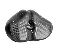 Bsbkoj Sella per bicicletta da 10 cm, per cuscino nero, traspirante, da donna, con spugna antiscivolo antiurto per il massimo comfort, per ciclismo su strada, fitness, da uomo, per ragazzi, cruiser