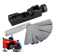 Bsbkoj Spark Plug Gapper Tool for Accurate Measurements, Alloy Spark Plug Feeler Gauge for Efficiency, Adjustable Spark Measuring Tool for Home, Efficient Spark Plug Adjustment Tool for Familes, Nero