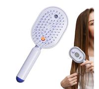 Bsbkoj Spazzola Con Spray Acqua Per Capelli | Spazzola A Vibrazione Con Pettine | Elettrica A Luce Rossa E D'Aria Spray | Per Donne E Ragazze, Spa Domestica, Styling E Disnodatura
