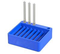 Bsbkoj Spoke Nipple Storage Box, Portable Partitioned Organizer, 3,17 x 2,78 x 0,98 pollici, Compact Sorting Tool Case, Lightweight Storage Container, Convenient Carrying Case for Maintenance