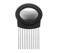 Bsbkoj Supporto per cipolle da tagliare, in acciaio , impugnatura antiscivolo, per uso interno ed esterno, per il campeggio, ,