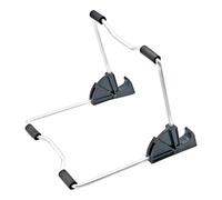 Bsbkoj Supporto per tablet, pieghevole in alluminio, regolabile per lettura, travel, Bedside, auto, desk, lavoro, dimensioni compatte 8,07 x 8,07 pollici