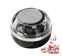 Bsbkoj Tagliapillole,Tagliapillole Regolabile Portatile con Scomparto | Frammentatore di Pillole Mini - per Anziani, Sport, Fitness, Farmacia, Deglutizione, Casa, Esterno, Viaggi