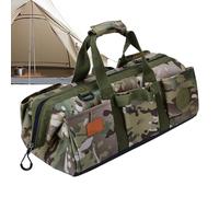 Bsbkoj Tent Stake Bag - Ground Stakes Organizer with Divider Plate for Outdoor Camping Hiking, Lawn and Garden Projects, Canopy Setup, Fence Installation, Foldable Durable Travel Storage Container